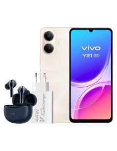 Vivo y21 5g 4gb(+4) 256gb gold cargador + auric.
