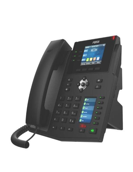 Fanvil x4u, 12 líneas sip, 1 pantalla lateral
