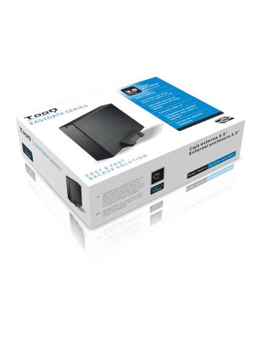 CARCASA DISCO DURO TOOQ 35P SATA USB 3.0 NEGRA TQE-3527B
