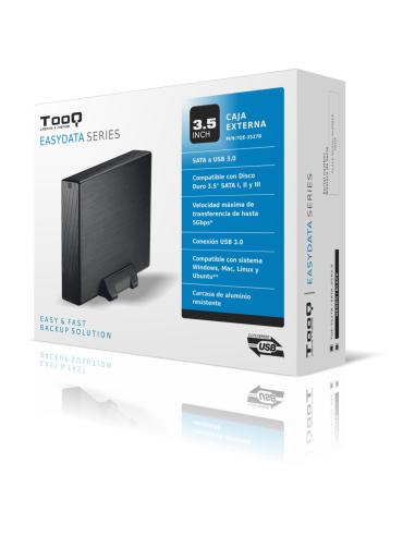 CARCASA DISCO DURO TOOQ 35P SATA USB 3.0 NEGRA TQE-3527B