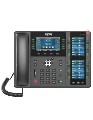 Fanvil x210, 20 líneas sip, 106 teclas dss