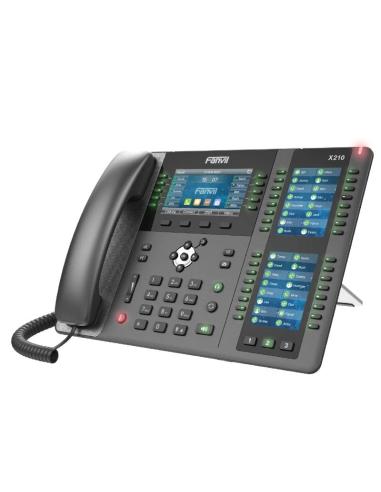 Fanvil x210, 20 líneas sip, 106 teclas dss