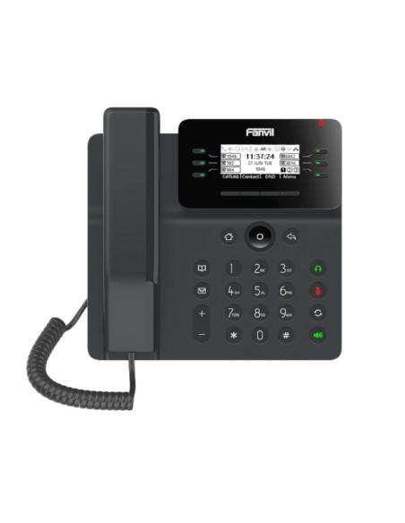 Fanvil v62g teléfono ip básico negro