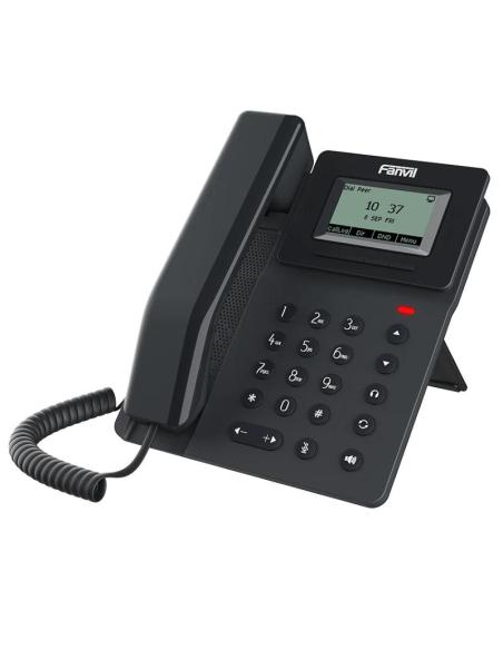 Fanvil v50p 2 líneas sip pantalla 2.3" poe 2x10/10
