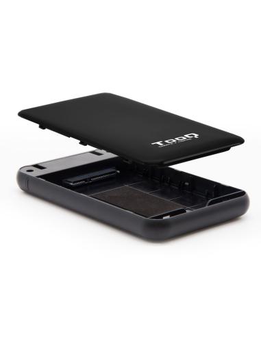 CARCASA DISCO DURO 2.5 TOOQ SATAIII USB3.1 GEN1 SSD TOOQ NEGRA TQE-2528B