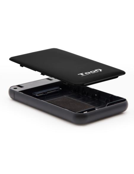 CARCASA DISCO DURO 2.5 TOOQ SATAIII USB3.1 GEN1 SSD TOOQ NEGRA TQE-2528B