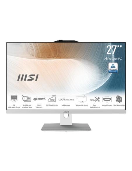 Msi am272p-1053es c7-150u 16gb 512 dos 27" blanco