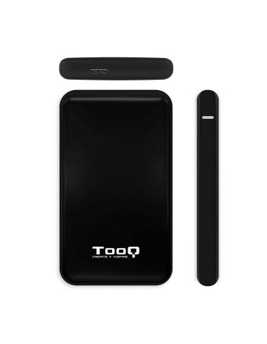 CARCASA DISCO DURO 2.5 TOOQ SATAIII USB3.1 GEN1 SSD TOOQ NEGRA TQE-2528B