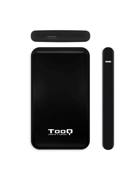 CARCASA DISCO DURO 2.5 TOOQ SATAIII USB3.1 GEN1 SSD TOOQ NEGRA TQE-2528B