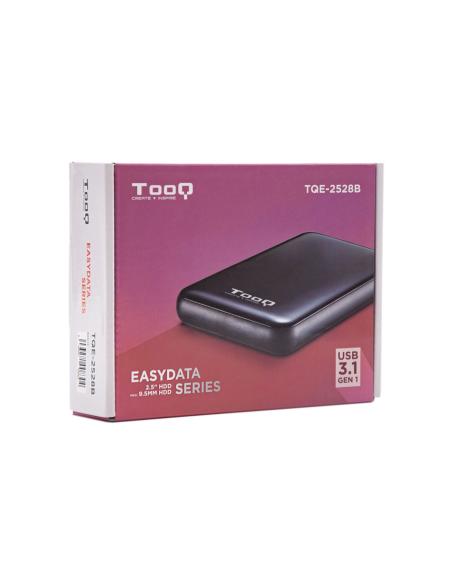 CARCASA DISCO DURO 2.5 TOOQ SATAIII USB3.1 GEN1 SSD TOOQ NEGRA TQE-2528B