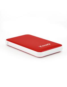 CARCASA DISCO DURO 2.5 TOOQ SATAIII USB3.1 GEN1 SSD TOOQ ROJO TQE-2528R