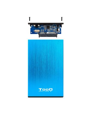 CAJA EXTERNA 2.5 TOOQ 95 MM SATA USB 3.03.1 GEN1 AZUL TOOQ TQE-2527BL