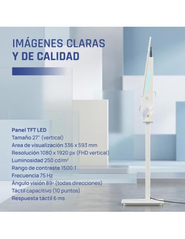 Iggual kiosco digital interactivo fhd orchid 27"