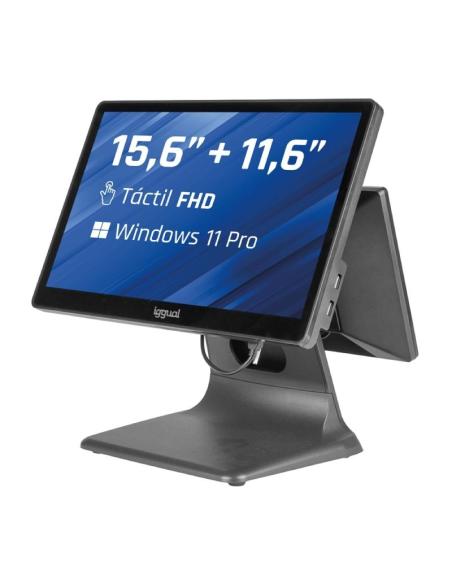 Iggual tpv dual 15,6" 11,6" 16:9 n100 8+256gb w11
