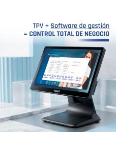 Iggual tpv 15,6" n100 8+256gb w11pro + software 2