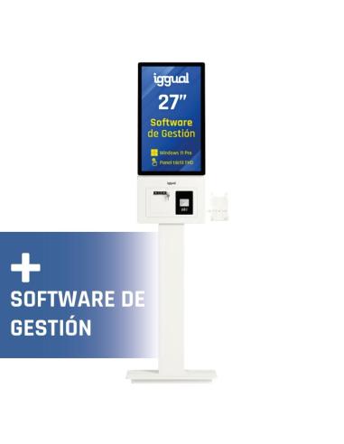 Iggual kiosco interactivo orchid 27" + software