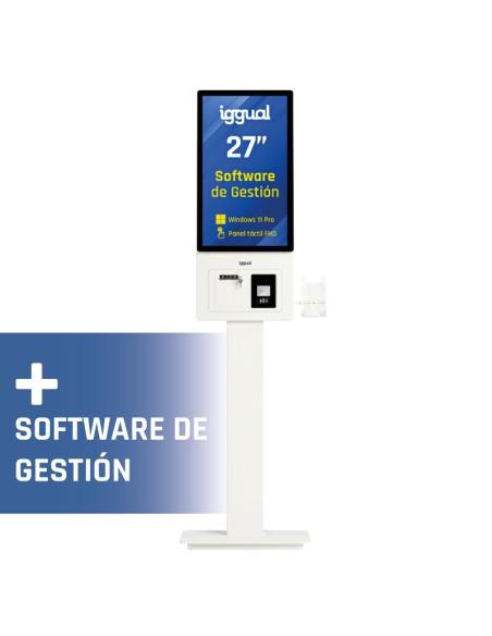 Iggual kiosco interactivo orchid 27" + software