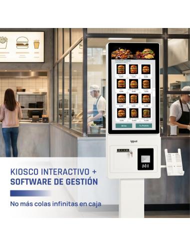 Iggual kiosco interactivo orchid 27" + software