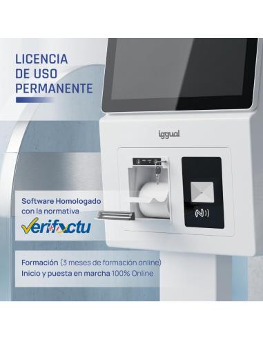 Iggual kiosco interactivo orchid 27" + software