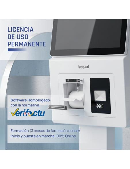 Iggual kiosco interactivo orchid 27" + software
