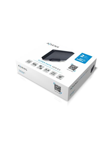 CAJA EXTERNA 3.5 AISENS SATA A USB 3.03.1 GEN1 NEGRA ASE-3530B