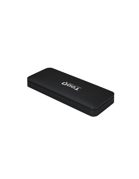 CAJA EXTERNA M.2 SSD NVME TOOQ PCIE USB3.1 GEN2 NEGRA TQE-2280B
