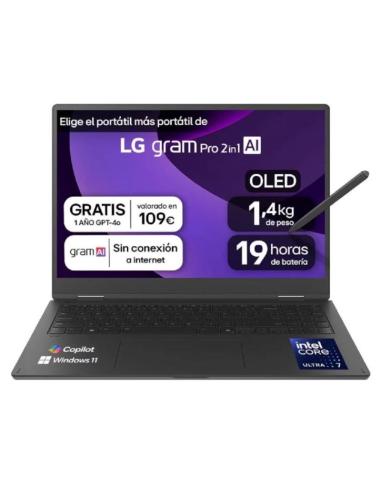 Lg 16t90tp-k.ad88bn u7-255h 32 1tb w11h 16"oled t