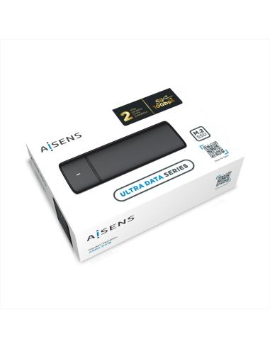 CAJA EXTERNA M.2 (NGFF) SATA-NVME A USB3.1 GEN2 NEGRA AISENS ASM2-001B