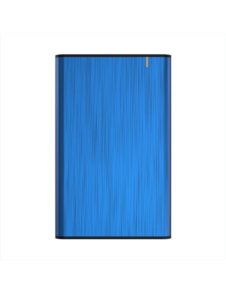 CAJA EXTERNA 2.5 9.5MM SATA A USB 3.0 3.1 GEN1 AZUL AISENS ASE-2525BLU