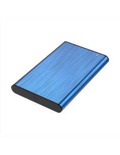 CAJA EXTERNA 2.5 9.5MM SATA A USB 3.0 3.1 GEN1 AZUL AISENS ASE-2525BLU 2