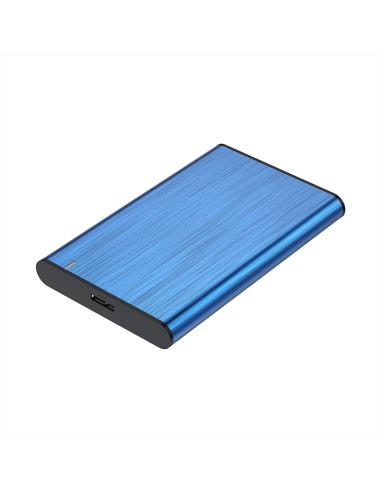 CAJA EXTERNA 2.5 9.5MM SATA A USB 3.0 3.1 GEN1 AZUL AISENS ASE-2525BLU