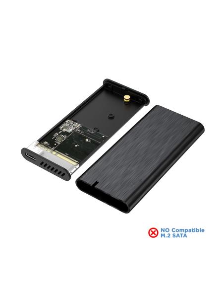 CAJA EXTERNA M.2 (NGFF) NVME A USB3.2 GEN2 NEGRA AISENS ASM2-008B