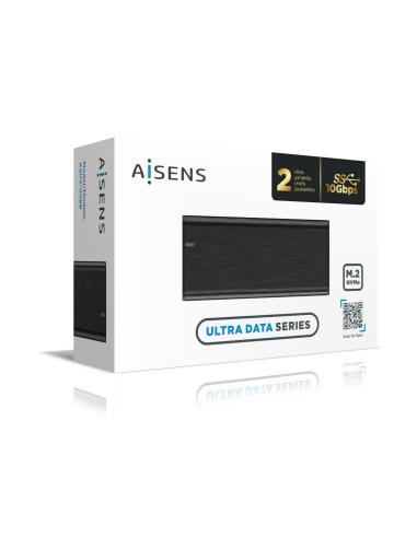 CAJA EXTERNA M.2 (NGFF) NVME A USB3.2 GEN2 NEGRA AISENS ASM2-008B