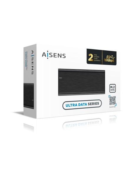 CAJA EXTERNA M.2 (NGFF) NVME A USB3.2 GEN2 NEGRA AISENS ASM2-008B