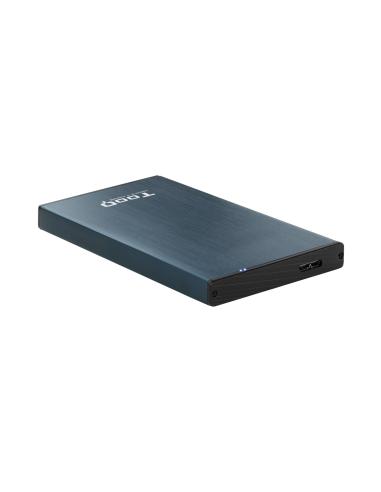 CAJA EXTERNA 2.5 TOOQ 95 MM SATA USB 3.03.1 GEN1 AZUL PACIFICO TOOQ TQE-2527PB