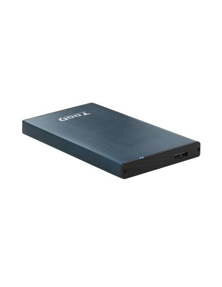 CAJA EXTERNA 2.5 TOOQ 95 MM SATA USB 3.03.1 GEN1 AZUL PACIFICO TOOQ TQE-2527PB