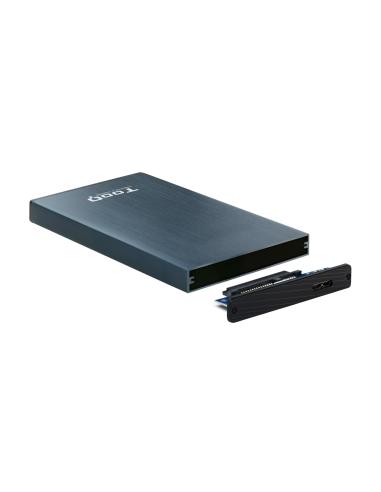 CAJA EXTERNA 2.5 TOOQ 95 MM SATA USB 3.03.1 GEN1 AZUL PACIFICO TOOQ TQE-2527PB