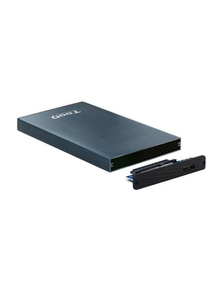 CAJA EXTERNA 2.5 TOOQ 95 MM SATA USB 3.03.1 GEN1 AZUL PACIFICO TOOQ TQE-2527PB