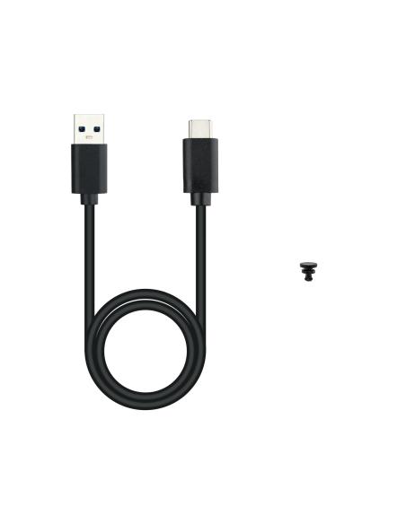 CAJA EXTERNA M.2 NGFFNVME USB3.1 GEN2 USB-A RGB GRIS TQE-2221G