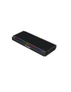 CAJA EXTERNA M.2 NGFFNVME USB3.1 GEN2 USB-C RGB NEGRO TQE-2222B