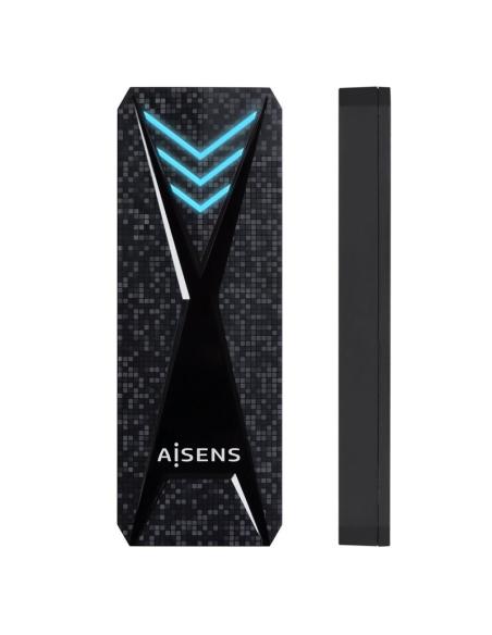 CAJA EXTERNA M.2 (NGFF) GAMING NVME A USB3.2 GEN2 NEGRA AISENS ASM2-RGB013B