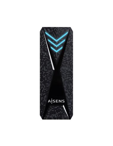 CAJA EXTERNA M.2 (NGFF) GAMING NVME A USB3.2 GEN2 NEGRA AISENS ASM2-RGB013B