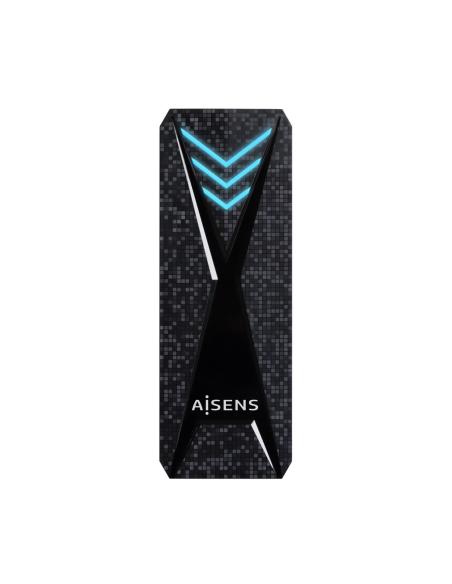 CAJA EXTERNA M.2 (NGFF) GAMING NVME A USB3.2 GEN2 NEGRA AISENS ASM2-RGB013B
