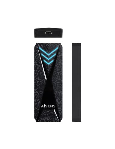 CAJA EXTERNA M.2 (NGFF) GAMING NVME A USB3.2 GEN2 NEGRA AISENS ASM2-RGB013B