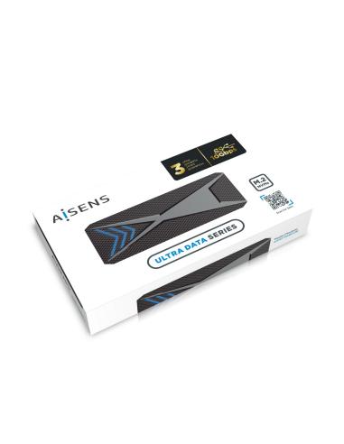 CAJA EXTERNA M.2 (NGFF) GAMING NVME A USB3.2 GEN2 NEGRA AISENS ASM2-RGB013B