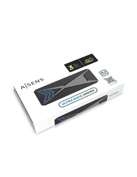 CAJA EXTERNA M.2 (NGFF) GAMING NVME A USB3.2 GEN2 NEGRA AISENS ASM2-RGB013B