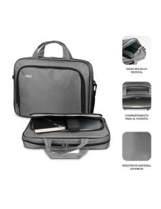 SUBBLIM Maletín Ordenador Oxford Laptop Bag 15,4-16" Grey 2