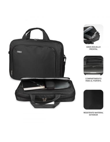 SUBBLIM Maletín Ordenador Oxford Laptop Bag 11-12,5" Black