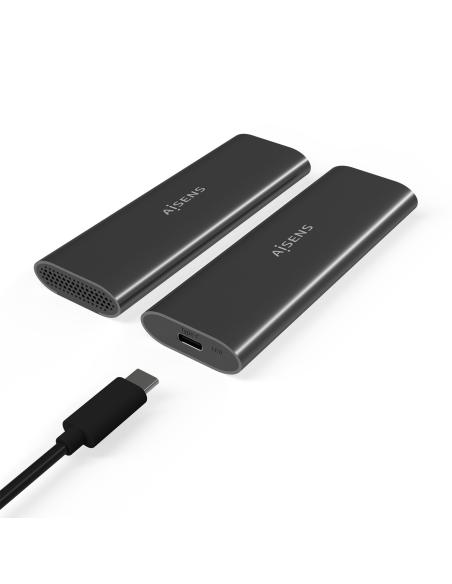 CAJA EXTERNA M.2 (NGFF) ASM2-015GR SATA-NVME USB3.1 GEN2 GRIS AISENS ASM2-015GR