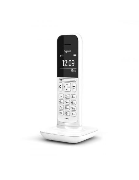 Gigaset CL390 Teléfono DECT/analógico Blanco Identificador de llamadas